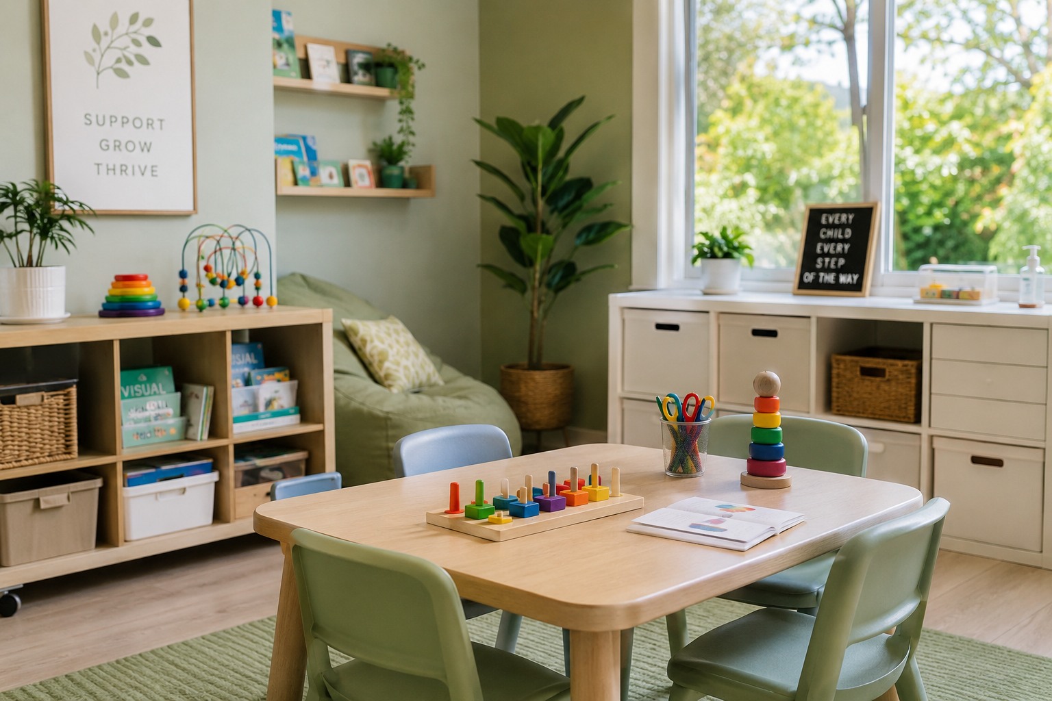 Warm Pediatric Therapy Room